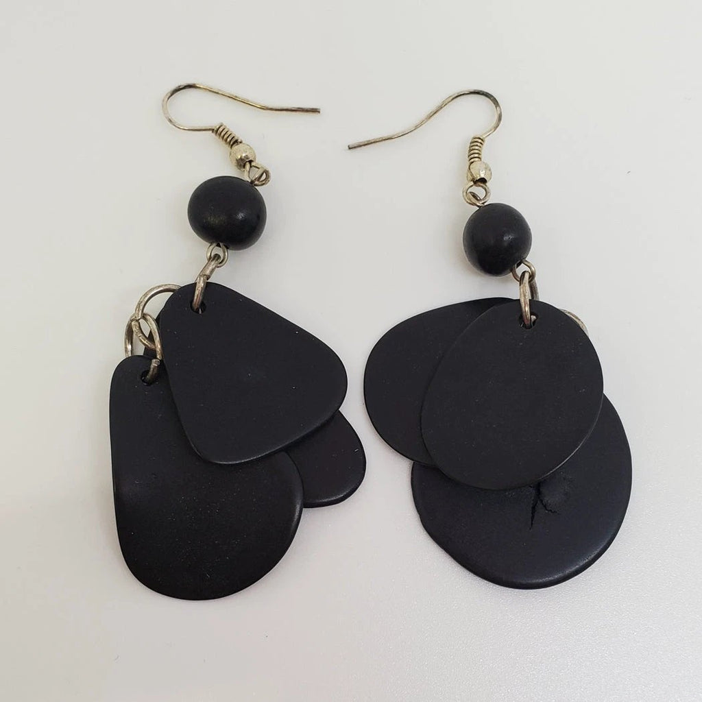 Tagua Nut Earrings by World Peaces