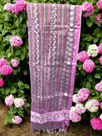 Dupatta with Silver Gota Work