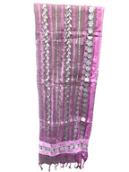 Dupatta with Silver Gota Work