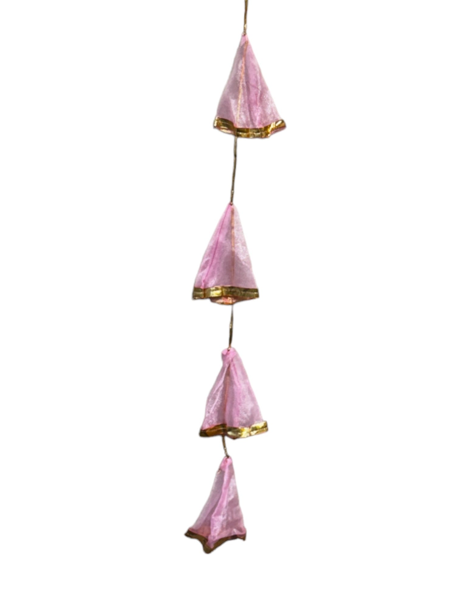Net Fabric and Gota Lari, Set of 10