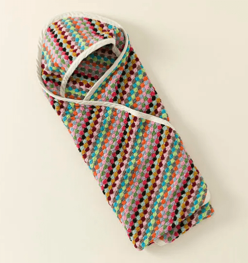 Pom Pom Baby Swaddle Blanket