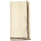 Jardin Handmade Linen Napkins, Set of 4 (3 Colors) by White Cliff Studio