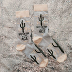 Better With Age Socks | Cactus Plants Illustration by The Bullish Store