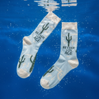 Better With Age Socks | Cactus Plants Illustration by The Bullish Store