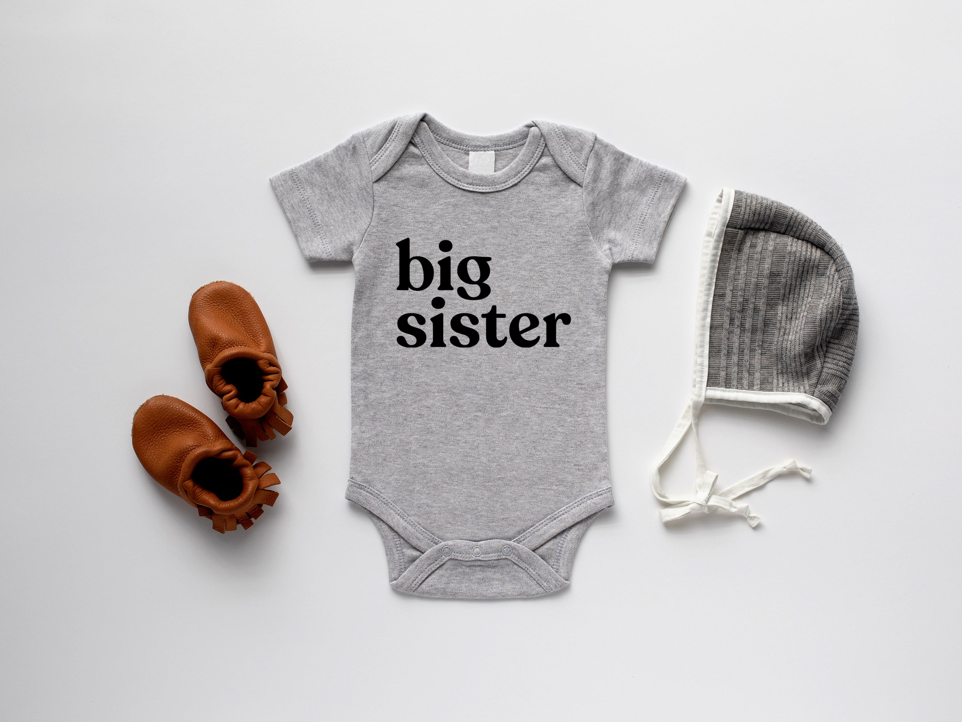 Big Sister Organic Baby Bodysuit
