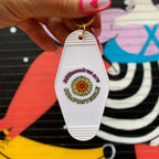 Billionaires Are Compostable 🌸 Motel Style Keychain by The Bullish Store