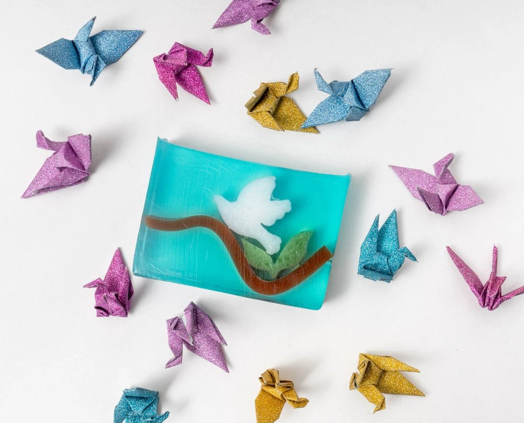 BIRD ON BRANCH SOAP SLICE 5.5 oz. by Essential Journeys