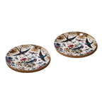 Birds and Bees Birchwood Tray - Mini Round - Set of 2