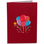 Happy Birthday Balloons Pop Up Card by Paper Love