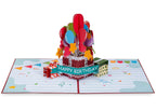 Happy Birthday Balloons Pop Up Card by Paper Love
