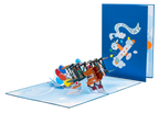 Happy Birthday Biplane Pop Up Card