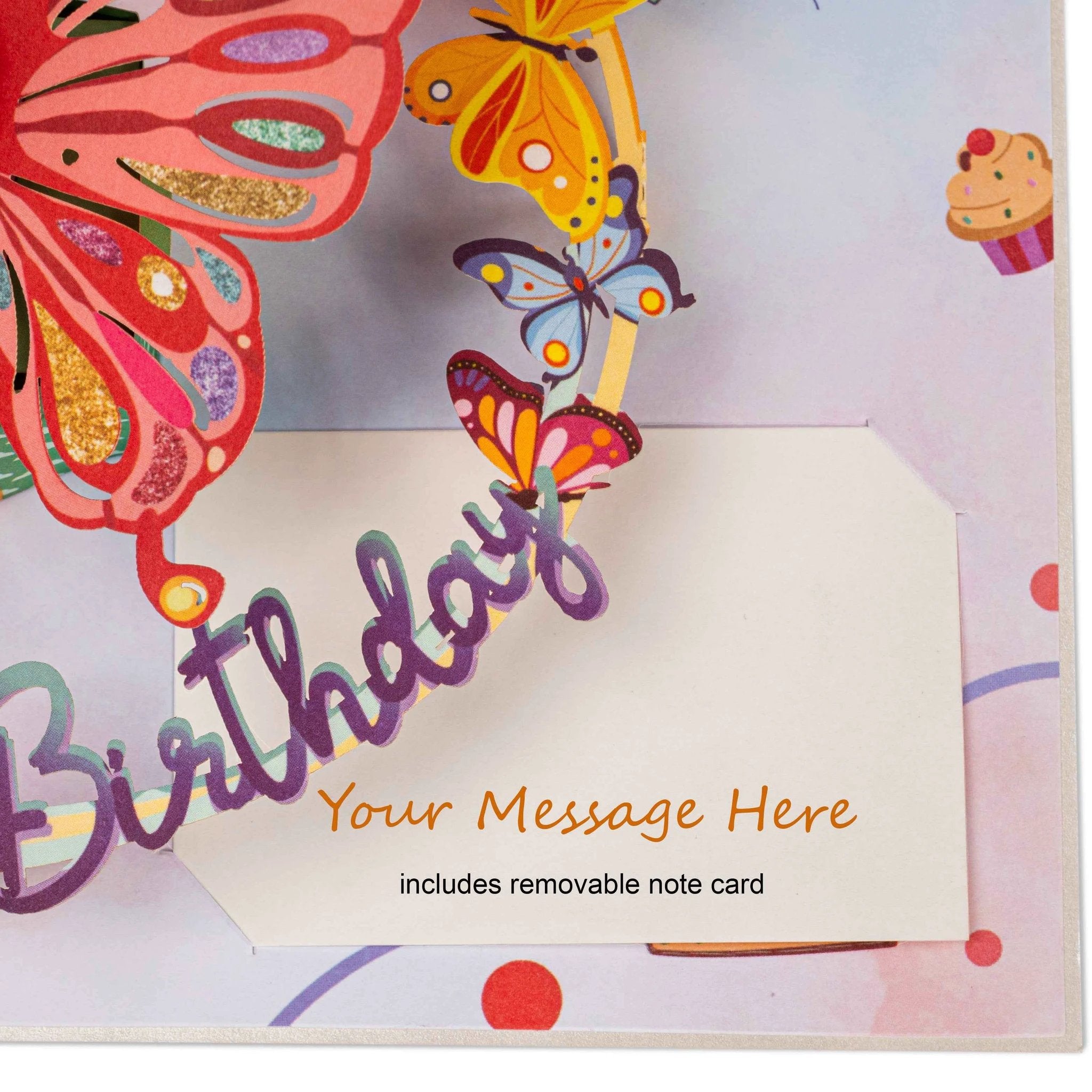 Birthday Butterfly Pop Up Card by Paper Love