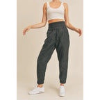 Black High Rise Warm-up Style Jogger [Sizes M-L Remaining] by The Bullish Store
