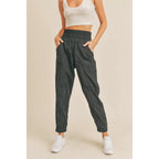 Black High Rise Warm-up Style Jogger [Sizes M-L Remaining] by The Bullish Store