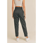Black High Rise Warm-up Style Jogger [Sizes M-L Remaining] by The Bullish Store