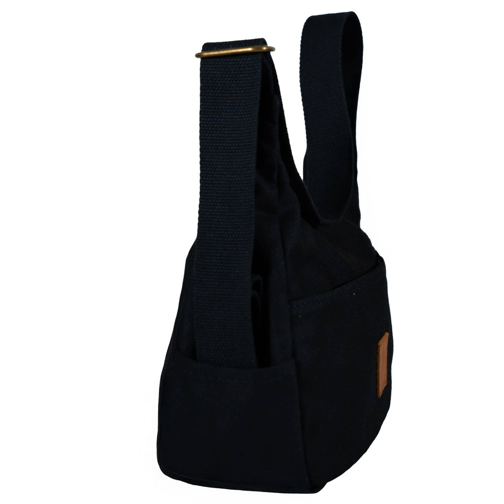 Crossbody Crescent Bag - Canvas Shoulder Bag for Women