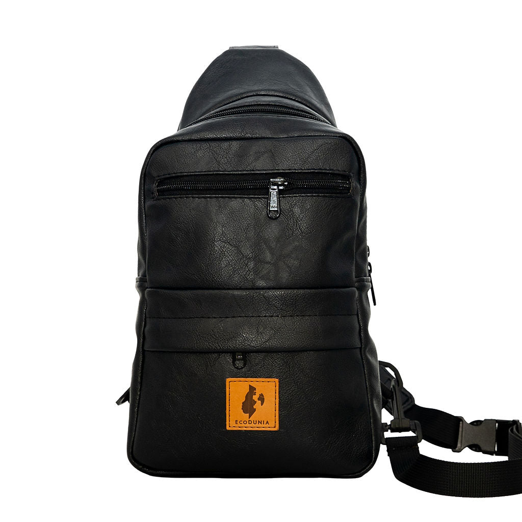 Large Vegan Leather Crossbody Sling Bag | Umoja