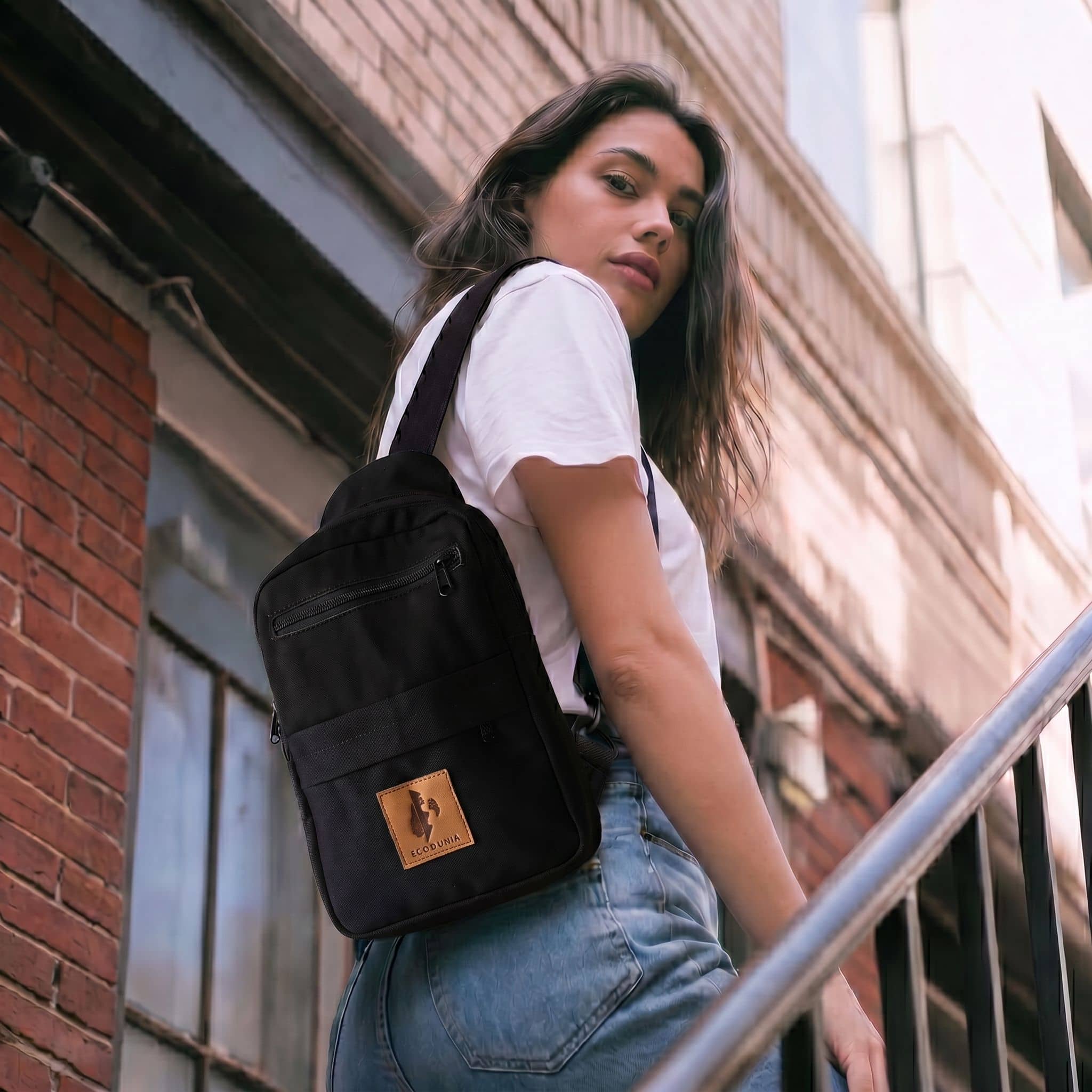 Large Canvas Crossbody Sling Bags |  Umoja