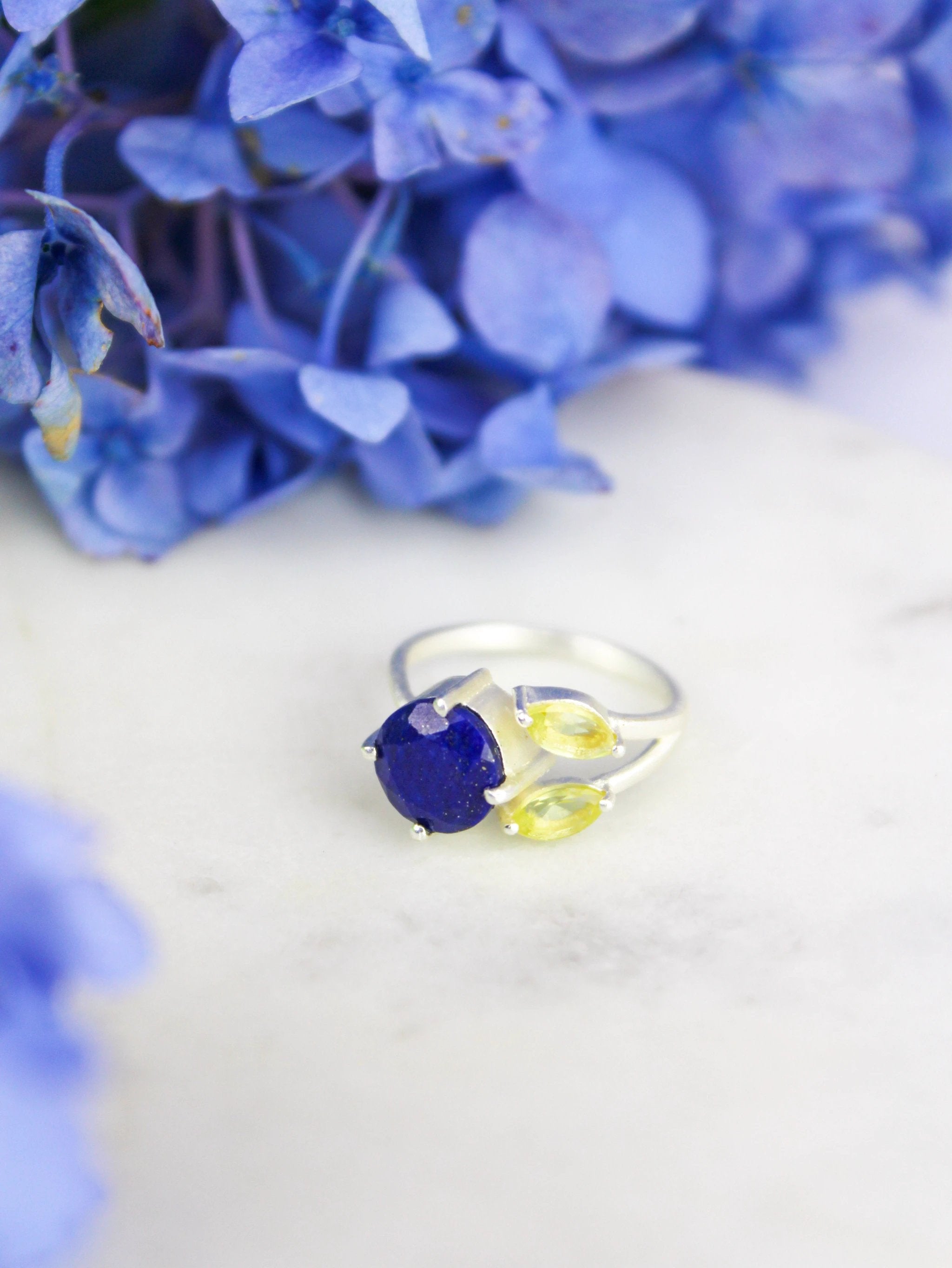 The Bloom Ring - Silver by Ash & Rose