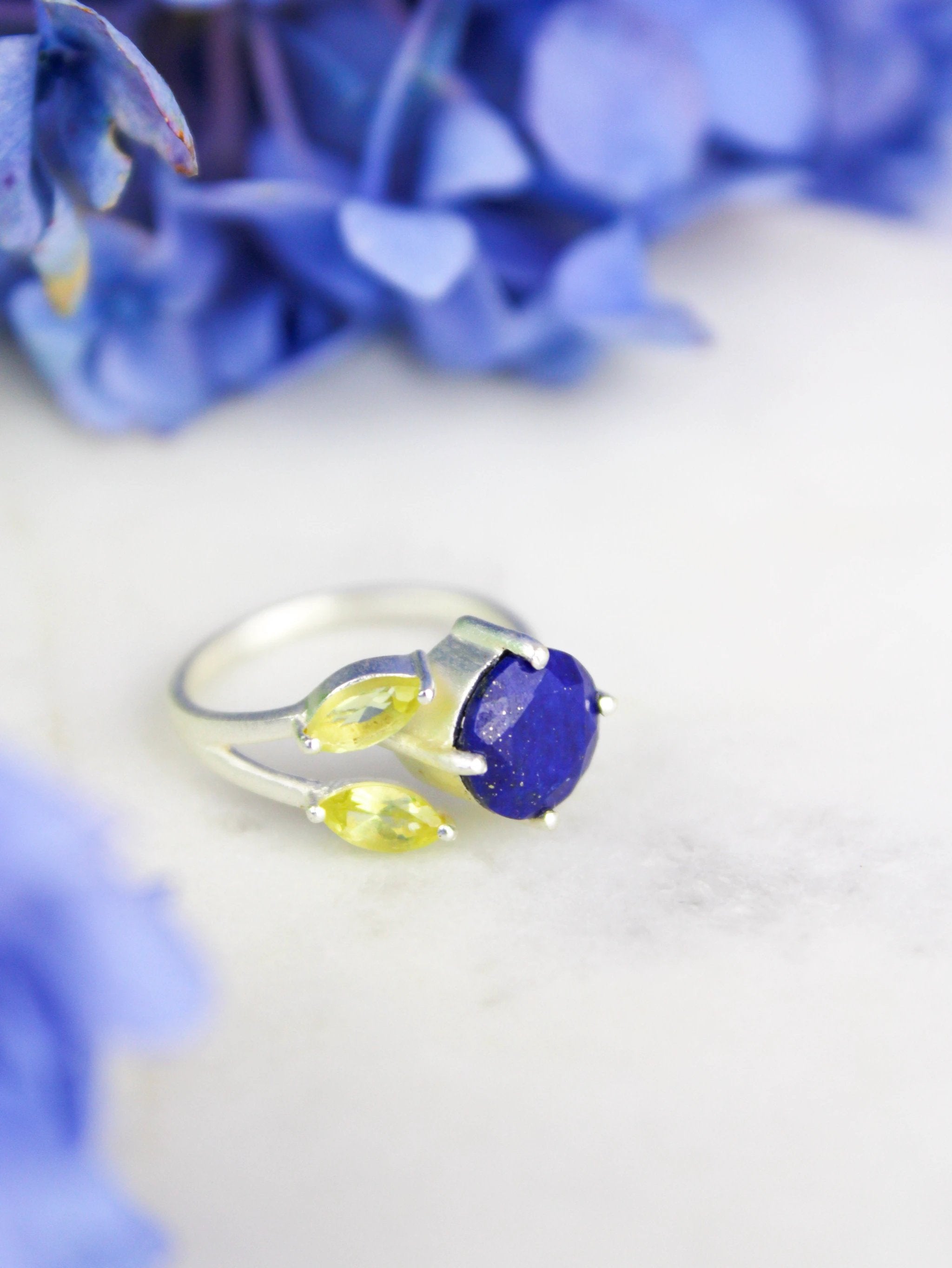 The Bloom Ring - Silver by Ash & Rose