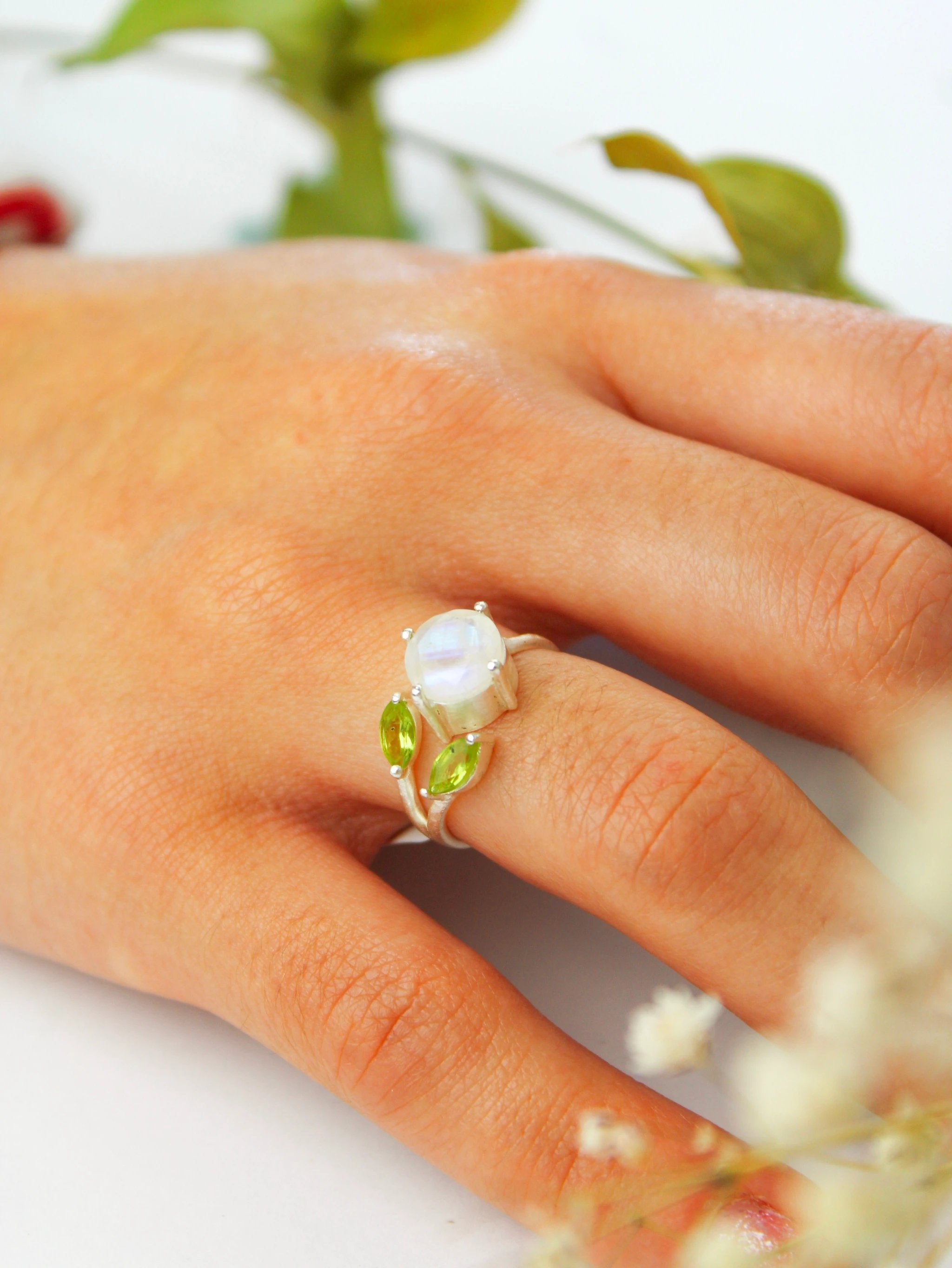 The Bloom Ring - Silver by Ash & Rose