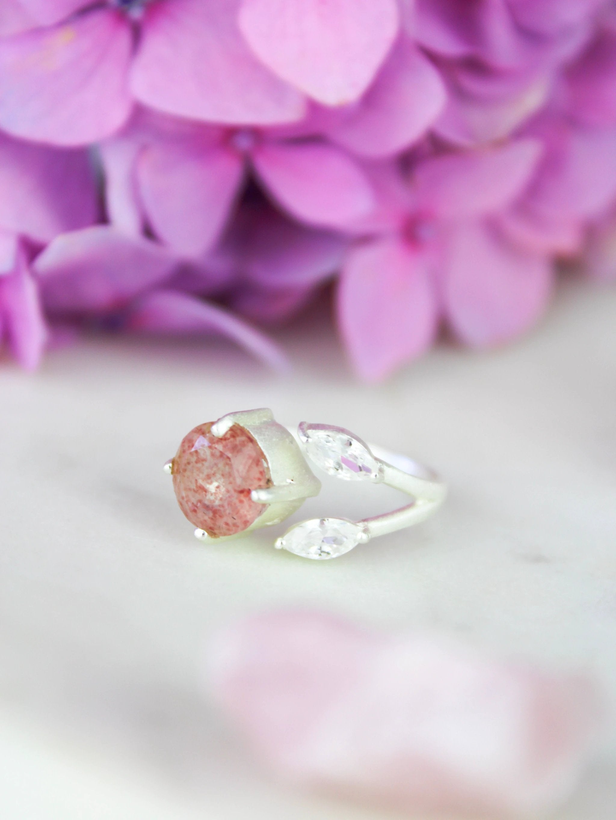 The Bloom Ring - Silver by Ash & Rose