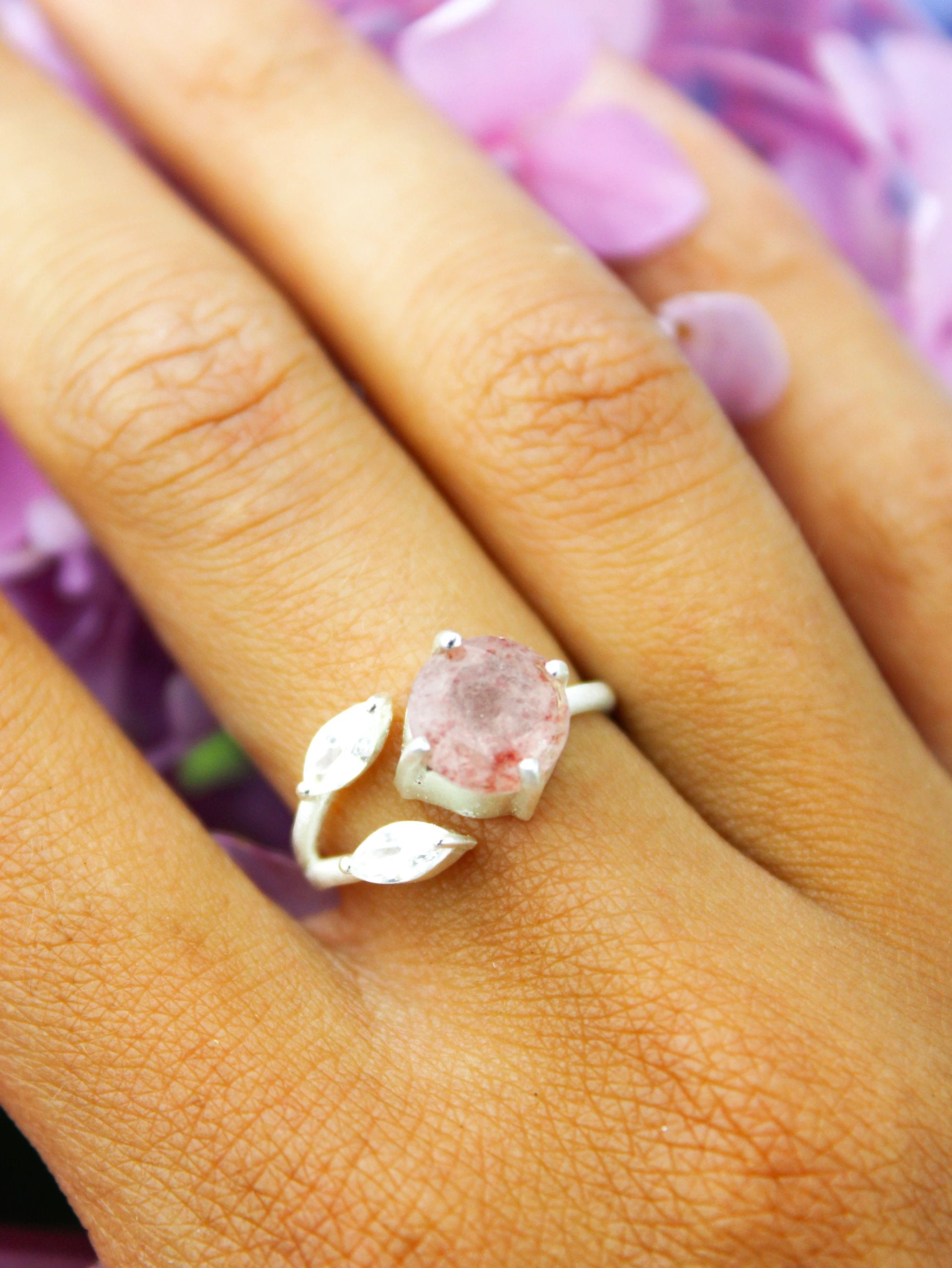 The Bloom Ring - Silver by Ash & Rose