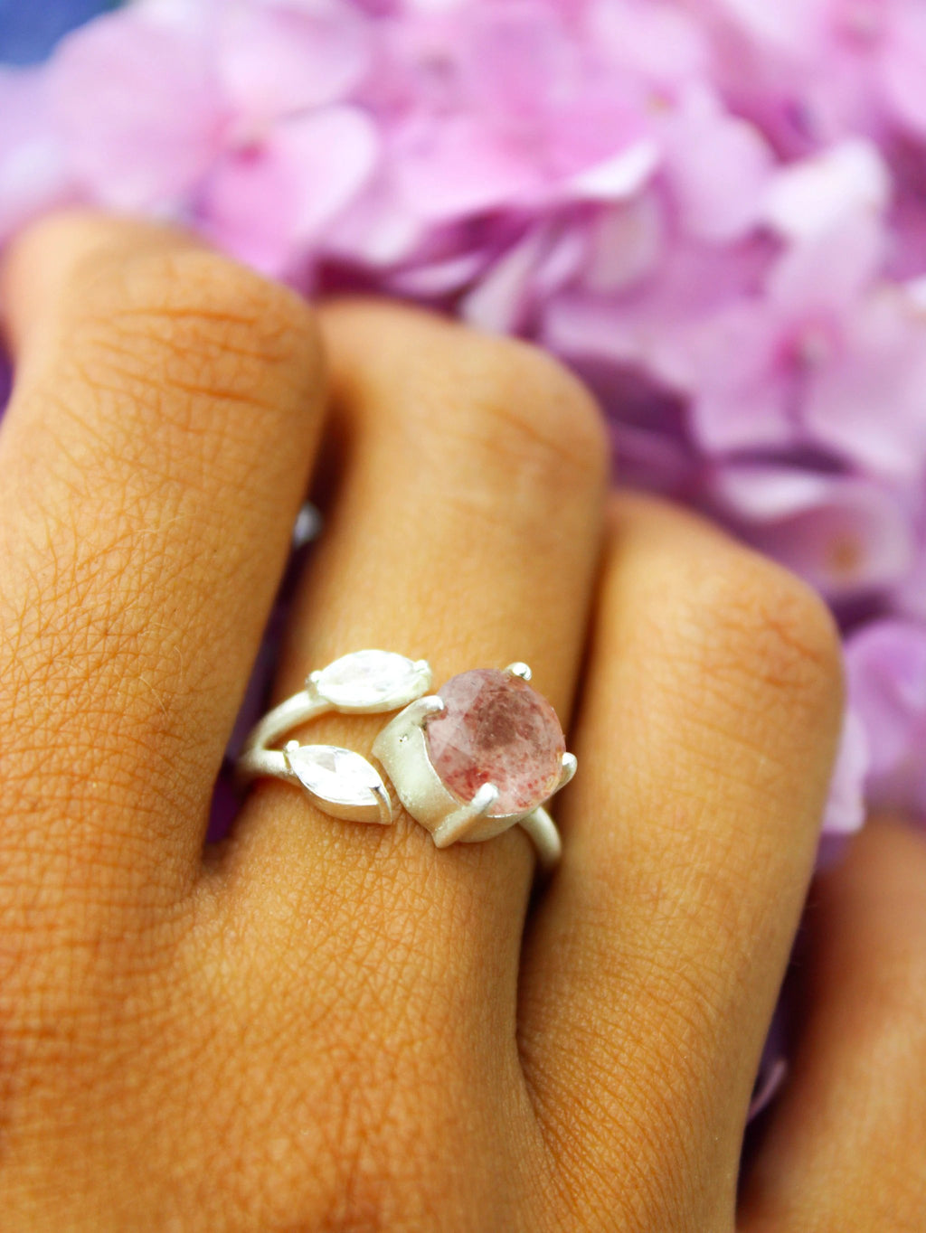 The Bloom Ring - Silver by Ash & Rose