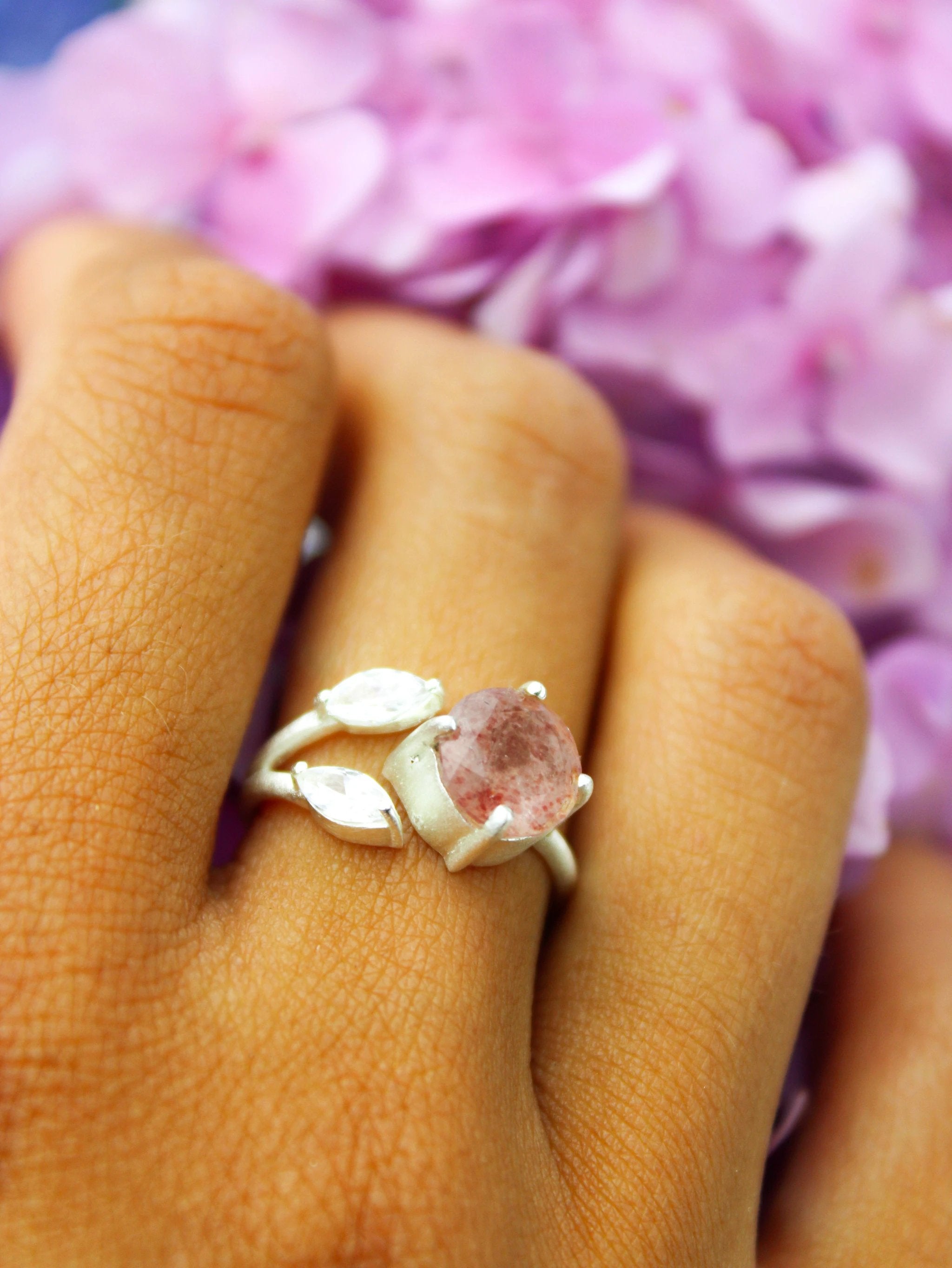 The Bloom Ring - Silver by Ash & Rose