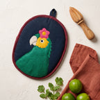 Bonito the Parrot Potholder
