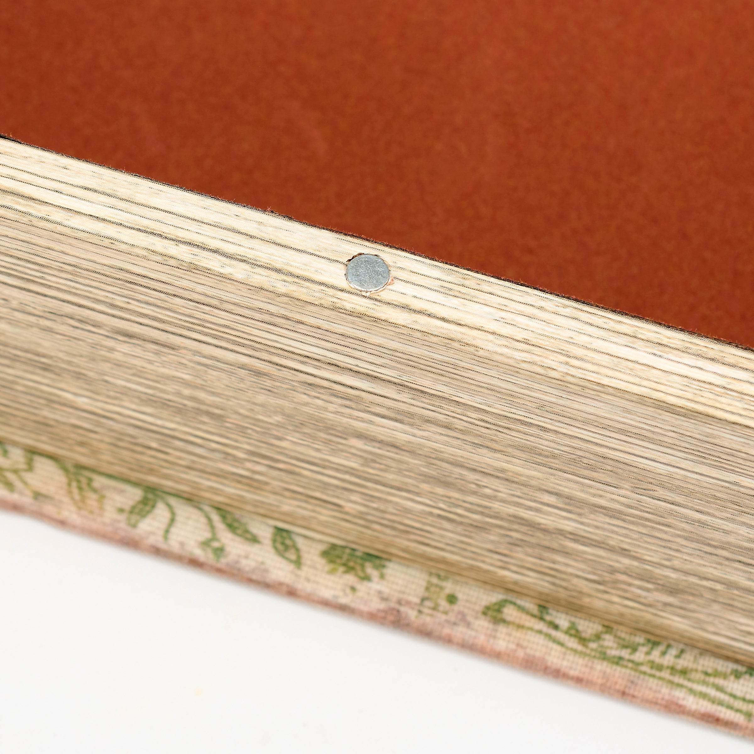 Botany Book Box Set of 2 | Vintage Book Shaped Storage Stash Trinket Boxes