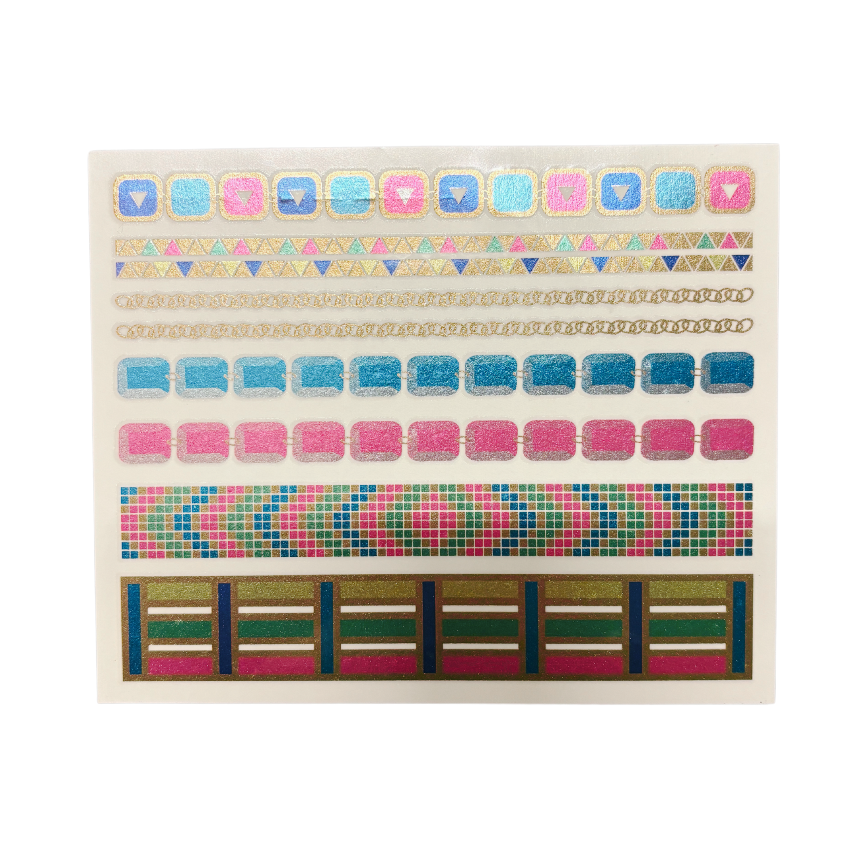 Bracelet Pack Temporary Tattoo Set | 8 Tattoos on a Single Sheet