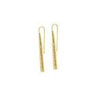 Moja Brass Long Bar Dangle Earrings for Women