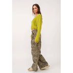 Brat Green Asymmetric Neckline Knit Crop Top Sweater [Available in SM and M] by The Bullish Store