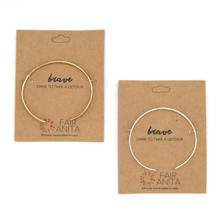 Detour Quote Cuff by Fair Anita