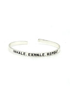 Breathe Quote Cuff by Fair Anita
