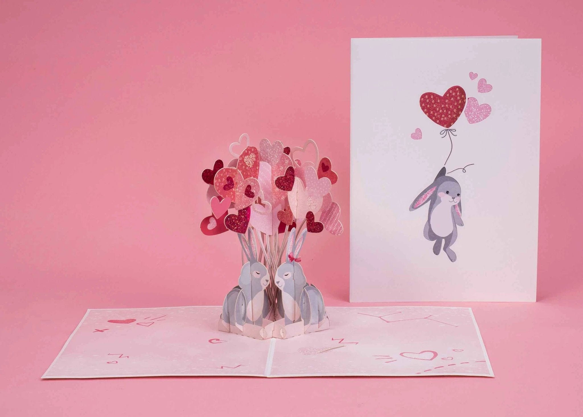 Love Bunnies Pop Up Card by Paper Love