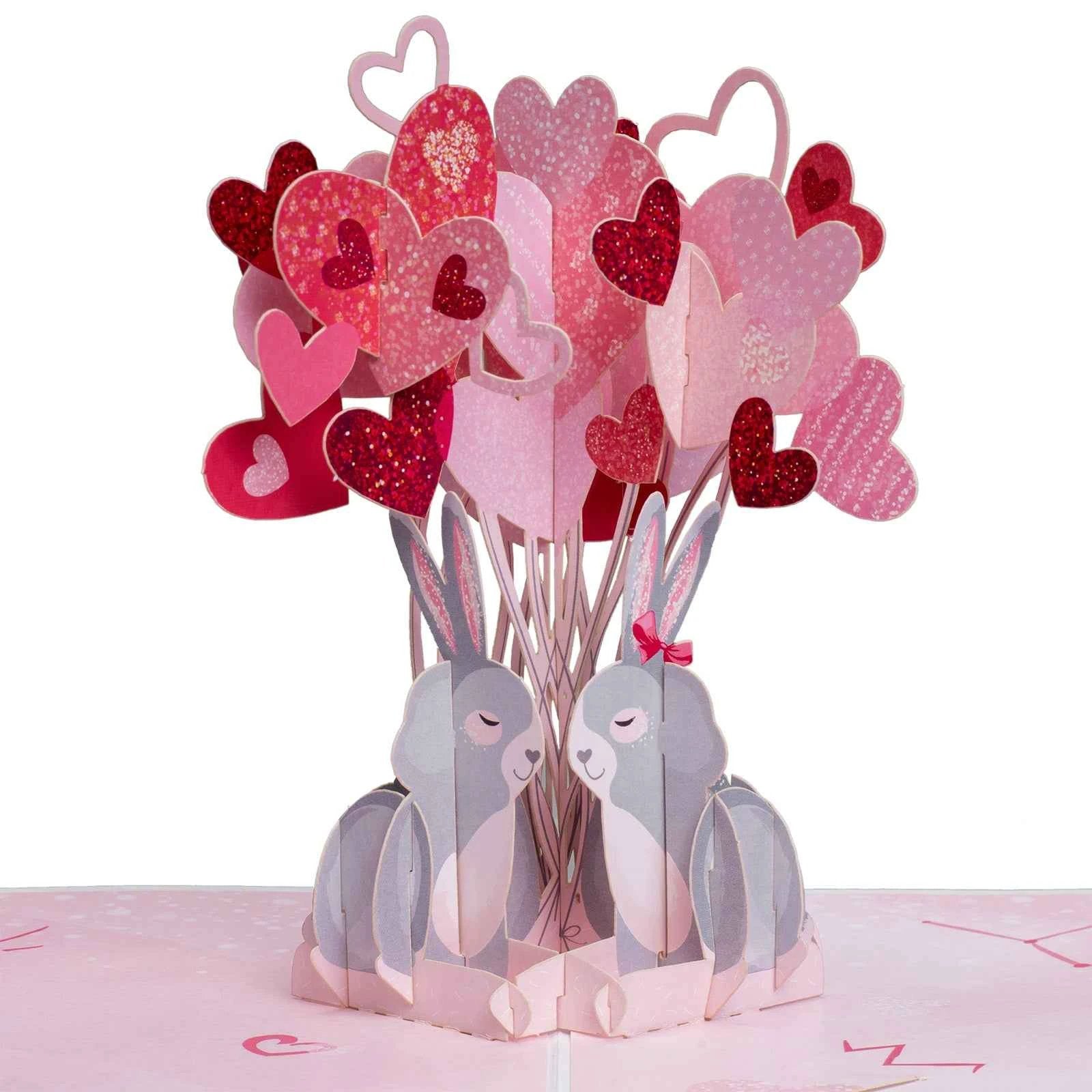 Love Bunnies Pop Up Card by Paper Love