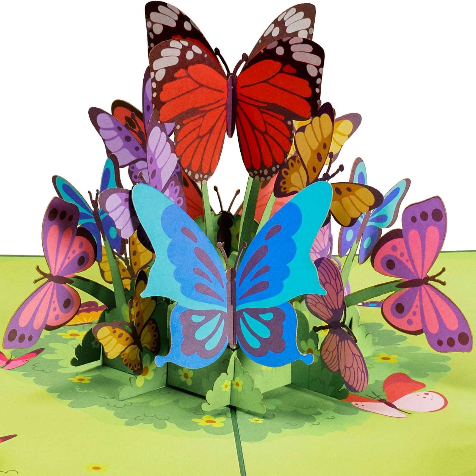 Butterflies Pop Up Card by Paper Love