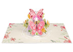 Butterflies Pop Up Card - 5" x 7" by Paper Love
