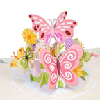 Butterflies Pop Up Card - 5" x 7" by Paper Love