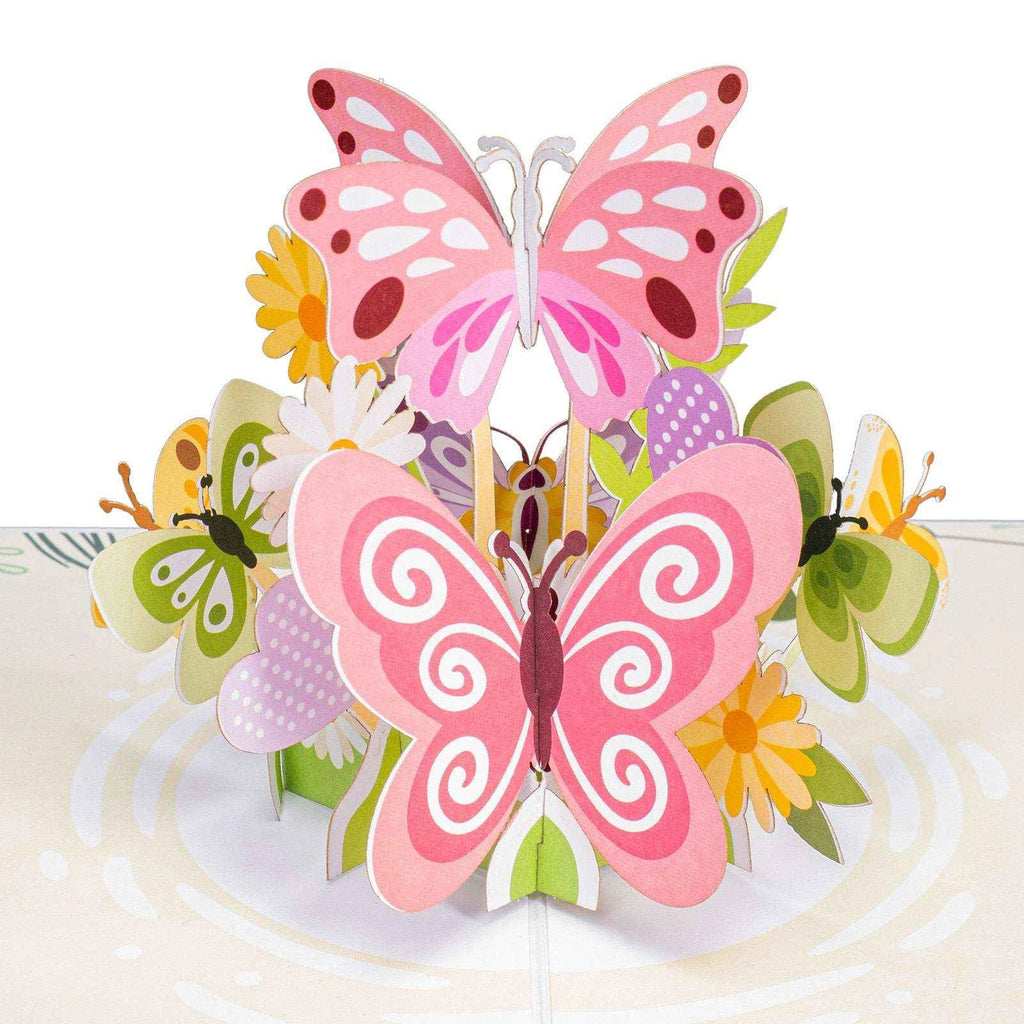 Butterflies Pop Up Card - 5" x 7" by Paper Love