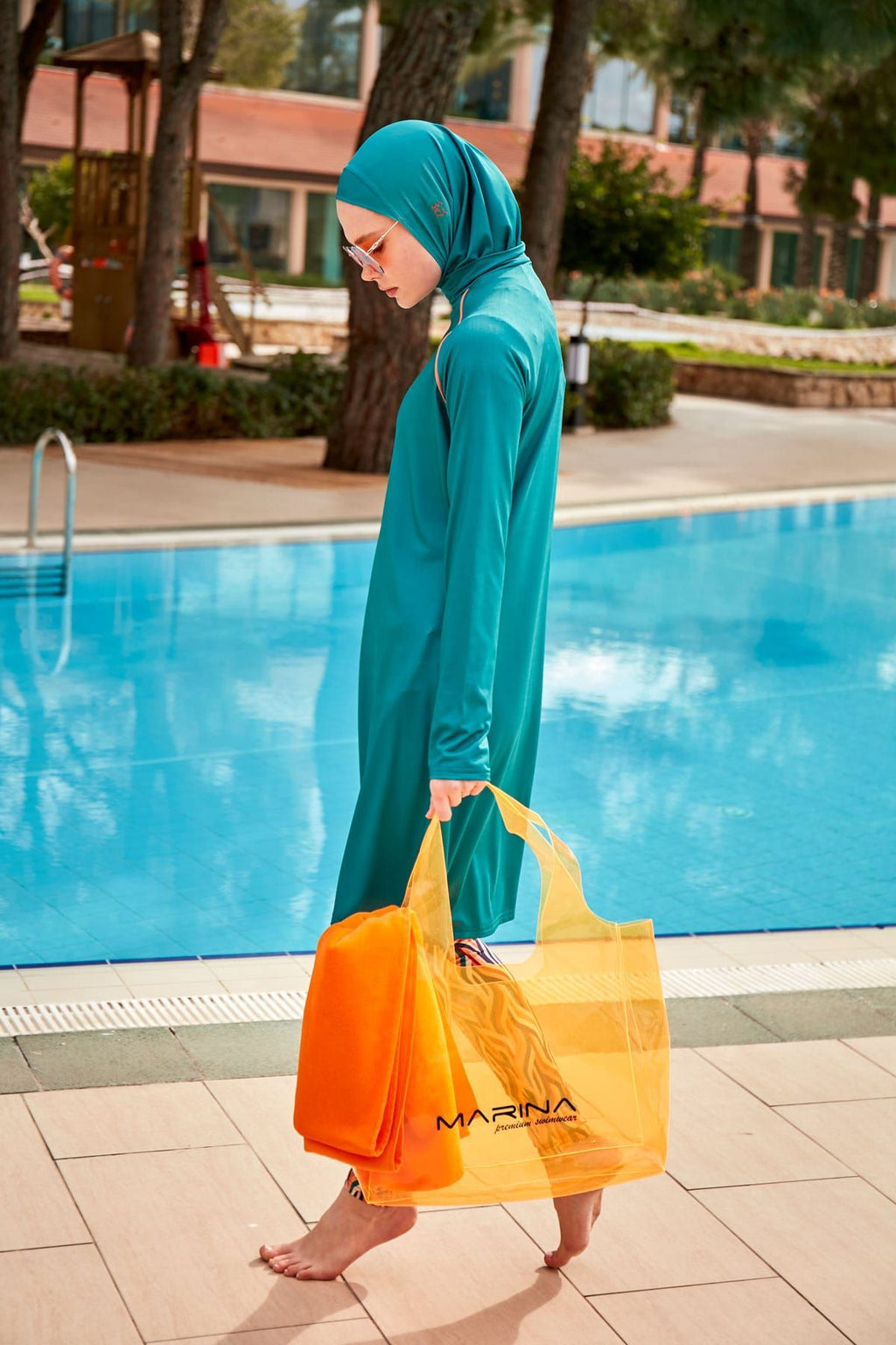 Orange Beach Bag C2406