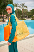 Orange Beach Bag C2406