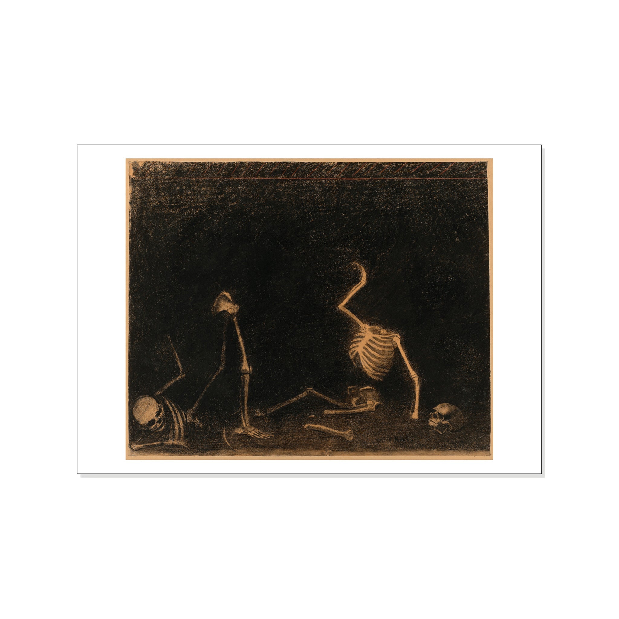 Redon - La Bataille des Os - Postcard