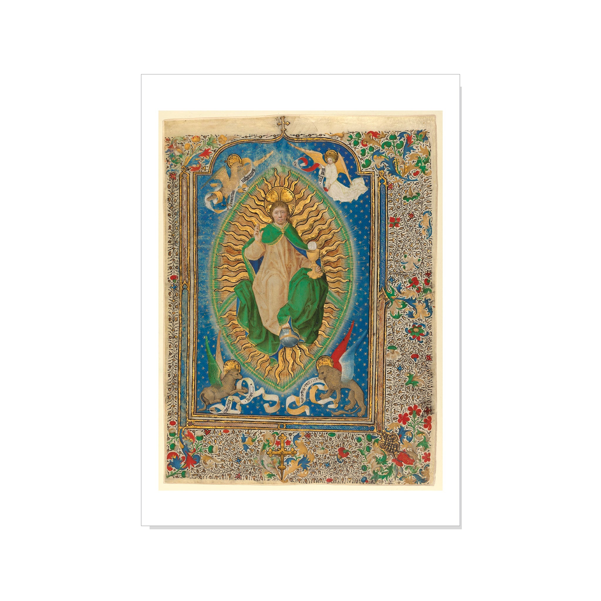 de Lohny - Christ in Majesty - Postcard