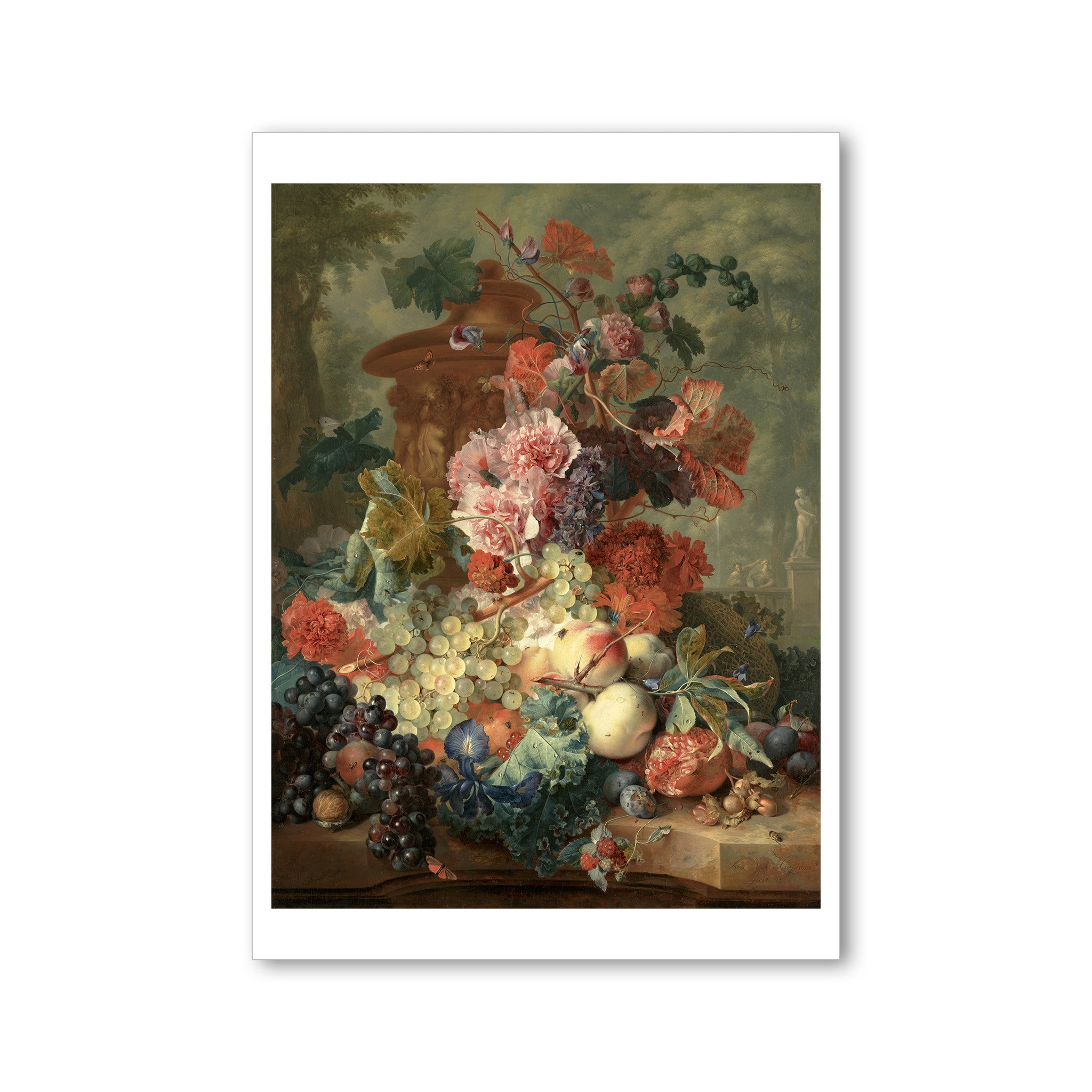 Van Huysum - Fruit Piece - Postcard