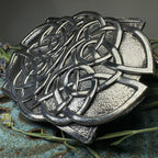 Large Celtic Kilt Belt Buckle - Handmade in Scotland