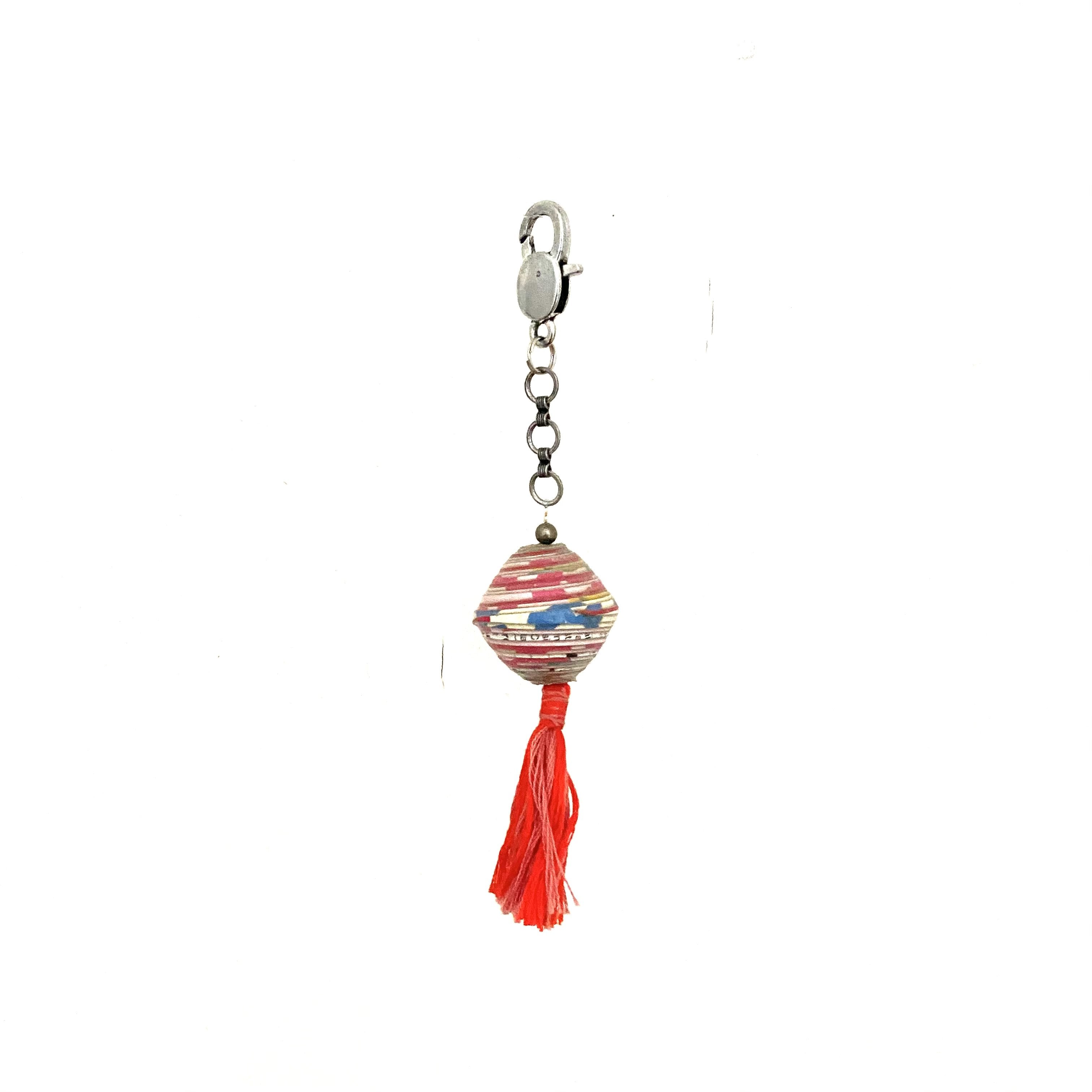 Cereal Box Bead Keychain