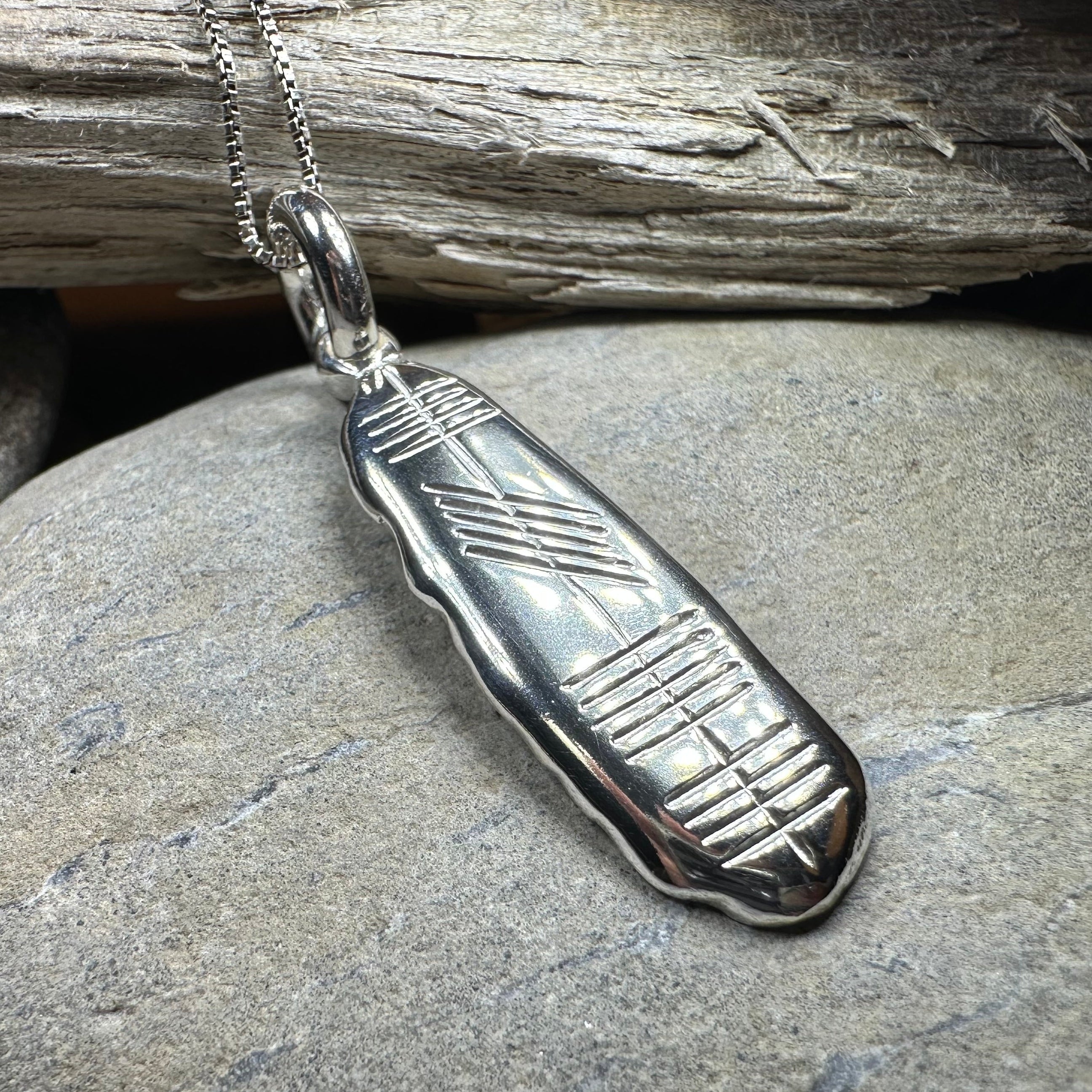 Gaelic Ireland Ogham Necklace - Made in Ireland